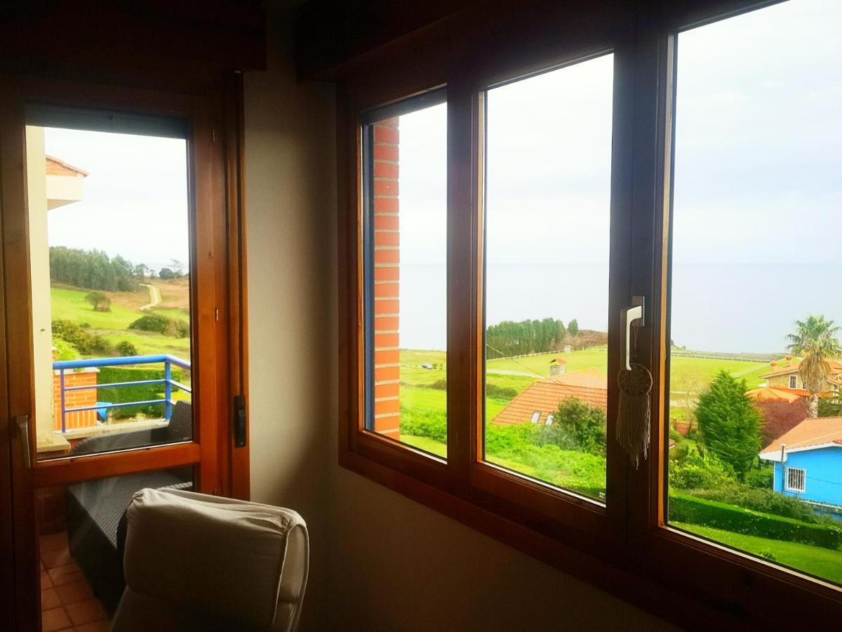 Belvedere, Vistas Al Mar Y Terraza Luanco Kültér fotó